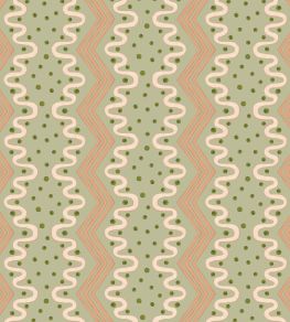 Madame Ziggle Wallpaper by Ottoline Pistachio