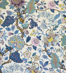 Madurai Fabric by Casal Bleu-Parme Madurai Fabric by Casal Bleu-Parme