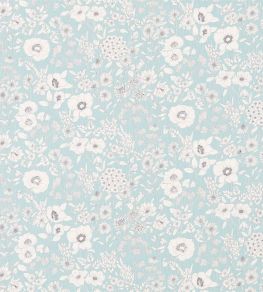 Maelee Fabric by Sanderson Teal