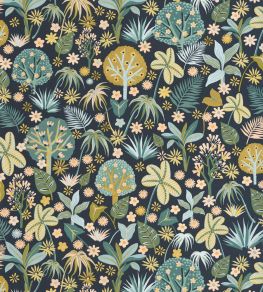 Magic Forest Wallpaper by Caselio Bleu nuit
