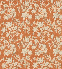 Magnolia & Pomegranate Fabric by Sanderson Russet/Wheat