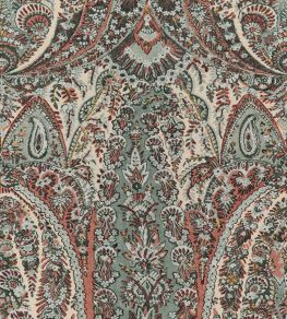 Mahara Fabric by Travers Red/Blue