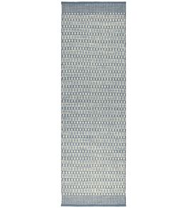 Mahi Runner Rug by Chhatwal & Jonsson Off White/Blue Mahi Runner Rug by Chhatwal & Jonsson Off White/Blue