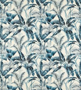 Majorelle Outdoor Fabric by Clarke & Clarke Denim Majorelle Outdoor Fabric by Clarke & Clarke Denim
