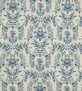 Makassar Fabric by Prestigious Textiles Cobalt