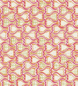 Make Fish Wallpaper by Christopher Farr Cloth Fushcia Make Fish Wallpaper by Christopher Farr Cloth Fushcia