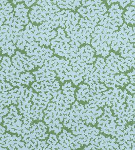Maldives Fabric by Thibaut Blue and Green Maldives Fabric by Thibaut Blue and Green