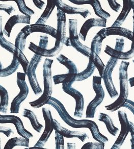 Malevich Fabric by Clarke & Clarke Ink Malevich Fabric by Clarke & Clarke Ink