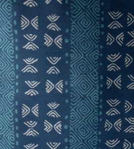 Mali Fabric by Titley and Marr Indigo & Turquoise Mali Fabric by Titley and Marr Indigo & Turquoise
