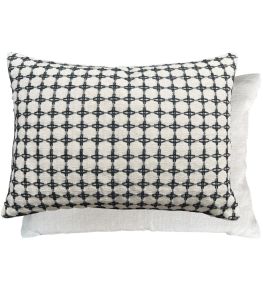 Maliana Pillow 20 x 14" by William Yeoward Noir Maliana Pillow 20 x 14" by William Yeoward Noir
