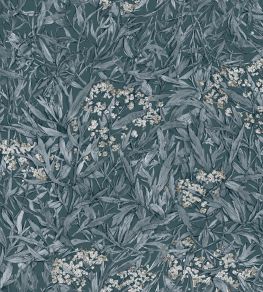 Malin Wallpaper by Sandberg Indigo Blue Malin Wallpaper by Sandberg Indigo Blue
