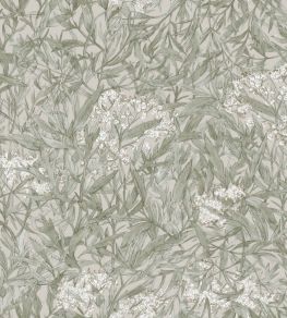 Malin Wallpaper by Sandberg Sage Green Malin Wallpaper by Sandberg Sage Green
