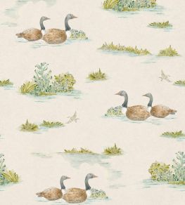 Mallard Duck Wallpaper by Coordonne Mint