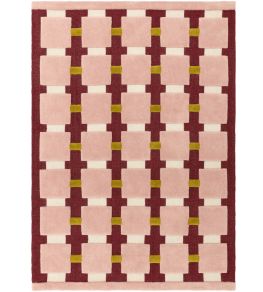 Mallory Rug by Asiatic Pink Mallory Rug by Asiatic Pink