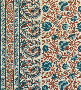 Mallow Border Fabric by Ian Sanderson Cortez Mallow Border Fabric by Ian Sanderson Cortez