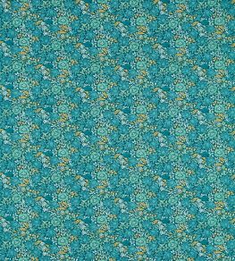 Mallow Fabric by Clarke & Clarke Teal Mallow Fabric by Clarke & Clarke Teal