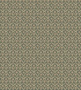 Mallow Trellis Wallpaper by Josephine Munsey Dark Green Mallow Trellis Wallpaper by Josephine Munsey Dark Green
