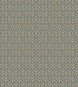 Mallow Trellis Wallpaper by Josephine Munsey Petrol Mallow Trellis Wallpaper by Josephine Munsey Petrol
