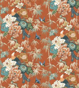 Maluku Fabric by Arley House Burnt Orange Maluku Fabric by Arley House Burnt Orange