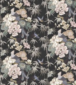 Maluku Fabric by Arley House Midnight Maluku Fabric by Arley House Midnight
