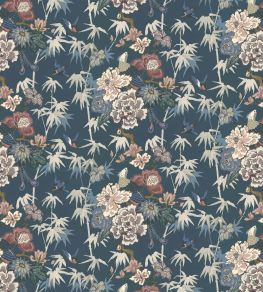 Maluku Wallpaper by Arley House Prussian Blue Maluku Wallpaper by Arley House Prussian Blue