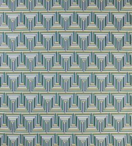 Mambo Fabric by Osborne & Little Blue Mambo Fabric by Osborne & Little Blue