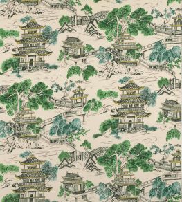 Mandarin Fabric by Manuel Canovas Vert d'Eau Mandarin Fabric by Manuel Canovas Vert d'Eau