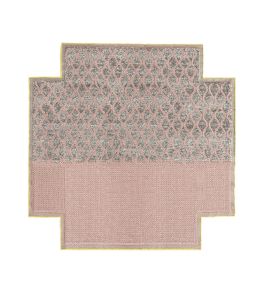 Mangas Space Rhombus Square Rug by GAN Pink Mangas Space Rhombus Square Rug by GAN Pink