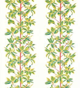 Mangrove Tree Fabric by Thibaut Coral Mangrove Tree Fabric by Thibaut Coral