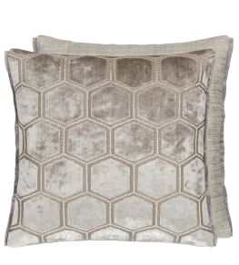 Manipur Cushion 43 x 43cm by Designers Guild Dove