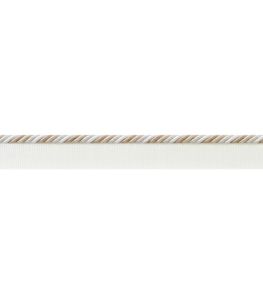 Maren Cord Trimming by Thibaut Linen and Ivory Maren Cord Trimming by Thibaut Linen and Ivory