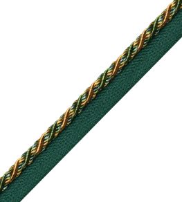 Margaux Cord With Tape Trimming by Samuel & Sons Foret Margaux Cord With Tape Trimming by Samuel & Sons Foret