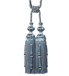 Margaux Double Tassel Tieback Trimming by Samuel & Sons Bleuet Margaux Double Tassel Tieback Trimming by Samuel & Sons Bleuet