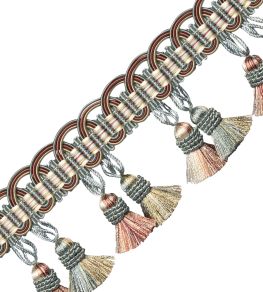 Margaux Tassel Fringe Trimming by Samuel & Sons Hydrengia Antique Margaux Tassel Fringe Trimming by Samuel & Sons Hydrengia Antique