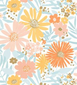 Marguerite Wallpaper by Caselio Multicouleurs