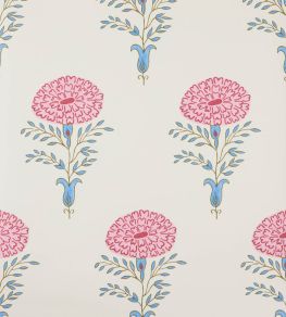Marigold Wallpaper by Molly Mahon Pink/Blue Marigold Wallpaper by Molly Mahon Pink/Blue