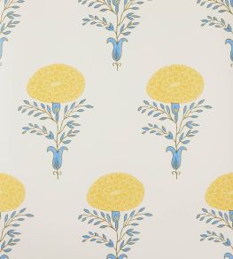Marigold Wallpaper by Molly Mahon Yellow Marigold Wallpaper by Molly Mahon Yellow