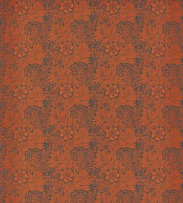 Marigold Fabric by Morris & Co Navy/Burnt Orange