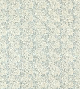 Marigold Outdoor Fabric by Morris & Co Mineral Blue Marigold Outdoor Fabric by Morris & Co Mineral Blue