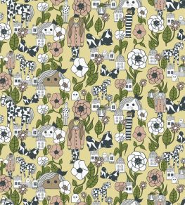 Marikyla Wallpaper by Marimekko Yellow