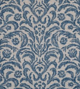 Marlborough Fabric by Fermoie Blue