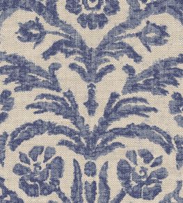 Marlborough Wallpaper by Fermoie Deep Blue Marlborough Wallpaper by Fermoie Deep Blue