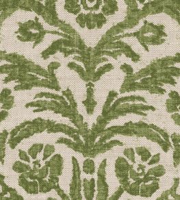 Marlborough Wallpaper by Fermoie Green Marlborough Wallpaper by Fermoie Green