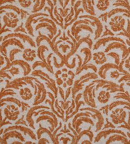 Marlborough Fabric by Fermoie Orange