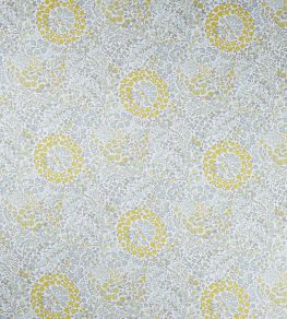Marquess Garden in Chesham Sateen Fabric by Liberty Lichen