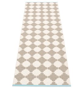 Marre Runner Rug by Pappelina Mud/Vanilla Marre Runner Rug by Pappelina Mud/Vanilla