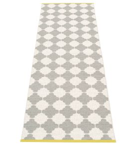 Marre Runner Rug by Pappelina Warm Grey/Vanilla Marre Runner Rug by Pappelina Warm Grey/Vanilla