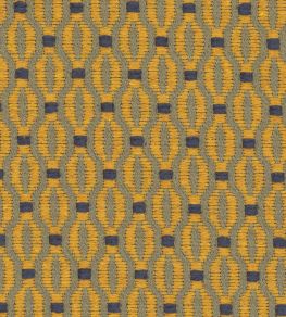 Trellis Fabric by Marvic Ochre