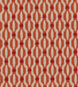 Trellis Fabric by Marvic Scarlet Trellis Fabric by Marvic Scarlet