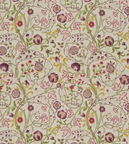 Mary Isobel Fabric by Morris & Co Wine/Linen Mary Isobel Fabric by Morris & Co Wine/Linen